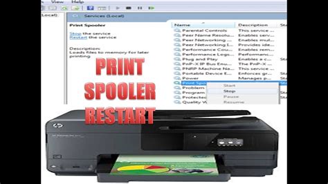 how do i restart the print spooler? should we also consider the implications of changing our printing preferences?